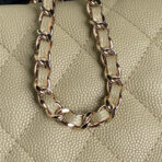 HOBO BAG 21 IN INDIAN KHAKI GRAINED CALFSKIN GOLD HARDWARE - Image 10