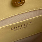CRUISE DRAWSTRING BACKPACK 24 IN YELLOW LAMBSKIN GOLD-TONE METALLIC - Image 3