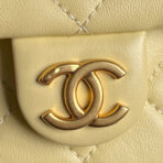 CRUISE DRAWSTRING BACKPACK 24 IN YELLOW LAMBSKIN GOLD-TONE METALLIC - Image 10