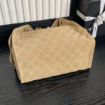 MEDIUM HANDBAG 40 IN OAT YELLOW SUEDE GOLD HARDWARE - Image 7