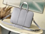 PORTE-DOCUMENTS VOYAGE PM 36 IN DOVE GRAY CALFSKIN - Image 10