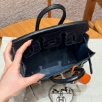 BIRKIN FAUBOURG TOUCH 20 IN NAVY BLUE  WITH SILVER HARDWARE - Image 3