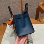 BIRKIN FAUBOURG TOUCH 20 IN NAVY BLUE  WITH SILVER HARDWARE - Image 4