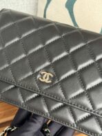 CC WOC ENTRUPY 19 BAG IN BLACK CALFSKIN - Image 5