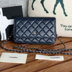 CC WOC ENTRUPY 19 BAG IN INDIGO BLUE CALFSKIN - Image 2