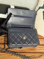 CC WOC ENTRUPY 19 BAG IN INDIGO BLUE CALFSKIN - Image 5