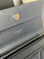 CC WOC ENTRUPY 19 BAG IN INDIGO BLUE CALFSKIN - Image 9