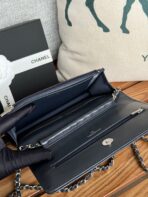 CC WOC ENTRUPY 19 BAG IN INDIGO BLUE CALFSKIN - Image 10