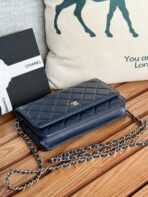 CC WOC ENTRUPY 19 BAG IN INDIGO BLUE CALFSKIN - Image 3