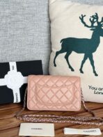 CC WOC ENTRUPY 19 BAG IN LIGHT PINK CALFSKIN - Image 7
