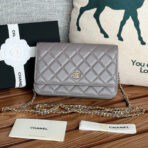 CC WOC ENTRUPY 19 BAG IN SPANISH GREY CALFSKIN - Image 2