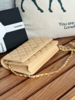 CC WOC ENTRUPY 19 BAG IN DARK CREAM CALFSKIN - Image 6