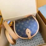 SADDLE BAG 18 IN BROWN MONOGRAM CANVAS AND LEATHER TRIM - Image 2