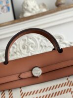 BOLSO HERBAG ZIP 31 RETOURNE BAG IN OFF-WHITE MIX BROWN H VIKING - Image 9