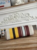 HERBAG ZIP 31 LAQUERED BAG IN BROWN MIX YELLOW H PLUME CANVAS - Image 6