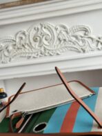 HERBAG ZIP 31 LAQUERED BAG IN GREEN MIX BLUE H PLUME CANVAS - Image 8