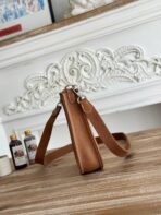 MINI NEO 17 EVELYNE BAG IN BEIGE CANVAS AND BRONZE BROWN - Image 4