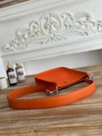 MINI NEO 17 EVELYNE BAG IN FIRE ORANGE CANVAS AND - Image 8