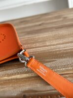 MINI NEO 17 EVELYNE BAG IN FIRE ORANGE CANVAS AND - Image 7