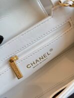 KELLY SHOPPING BAG 19 IN WHITE CALFSKIN GOLD HARDWARE - Image 5
