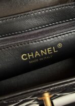 KELLY SHOPPING BAG 19 IN BLACK CALFSKIN GOLD HARDWARE - Image 5