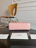 KELLY SHOPPING BAG 19 IN LIGHT PINK CALFSKIN GOLD HARDWARE - Image 4