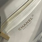 23P Flap Bag 16cm Grey  Siver Hardware - Image 9