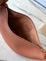 LOW KEY BUMBAG 28 IN SPANISH ORANGE CALFSKIN GOLD BUCKLE - Image 6