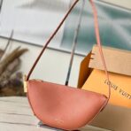 LOW KEY BUMBAG 28 IN SPANISH ORANGE CALFSKIN GOLD BUCKLE - Image 2