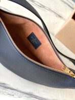 LOW KEY BUMBAG 28 IN BLACK CALFSKIN GOLD BUCKLE - Image 6