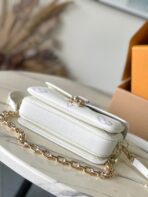 POCHETTE METIS EAST WEST 21 IN WHITE PURPLE MONOGRAM EMPREINTE LEATHER - Image 4