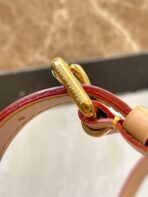 POCHETTE M������TIS 25 IN LAGOON BLUE MONOGRAM TILES CANVAS GOLD HARDWARE - Image 7