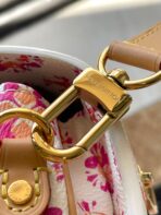 POCHETTE M������TIS 25 IN CORAL MONOGRAM TILES CANVAS GOLD HARDWARE - Image 7