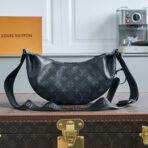 HAMAC BAG 28 IN BLACK MONOGRAM ECLIPSE CANVAS - Image 7