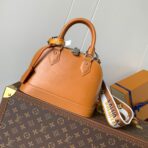 ALMA BB BAG 23 IN BRONZE BROWN GRAIN EPI COWHIDE - Image 2
