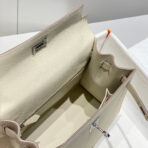 KELLY 25CM IN NATA   SILVER HARDWARE - Image 8