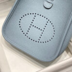 MINI NEO 18 EVELYNE BAG IN NEPAL BLUE GRAINED - Image 8