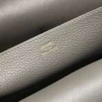 HALZAN 25 HANDLE BAG IN GREY GRAINED - Image 2