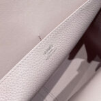 HALZAN 25 HANDLE BAG IN BABY PINK GRAINED - Image 3