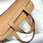 HALZAN 25 HANDLE BAG IN TORTILLA BROWN GRAINED - Image 4