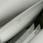 HALZAN 25 HANDLE BAG IN BABY GREEN GRAINED - Image 9