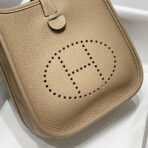 MINI NEO 18 EVELYNE BAG IN TORTILLA BROWN GRAINED - Image 7