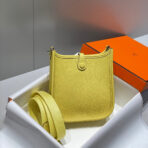 MINI NEO 18 EVELYNE BAG IN BUMBLEBEE YELLOW GRAINED - Image 8