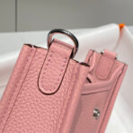 MINI NEO 18 EVELYNE BAG IN BABY PINK GRAINED - Image 5
