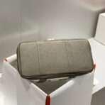 GARDEN PARTY 36 IN IVORY YELLOW BLUE TOILE H CANVAS ETOUPE  EQUESTRIAN HARNESS PRINT - Image 8