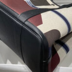 GARDEN PARTY 36 IN MULTICOLOR TOILE H CANVAS BLACK - Image 9