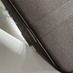 GARDEN PARTY 36 IN MULTICOLOR TOILE H CANVAS DARK BROWN  ABSTRACT GRAPHIC PRINT - Image 6