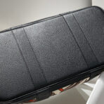 GARDEN PARTY 36 IN BEIGE ORANGE AND BROWN TOILE H CANVAS BLACK  HORSE TOTEM PRINT - Image 4