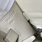 KELLY 28CM IN NATA   SILVER HARDWARE - Image 7