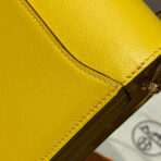 HM ROULIS 18 MINI BAG IN ANZAC YELLOW  GOLD-TONE HARDWARE - Image 4